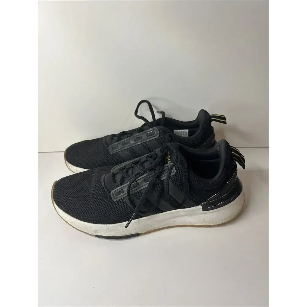 Adidas Racer TR21‎ Size 7 Sneakers Running Shoe Black